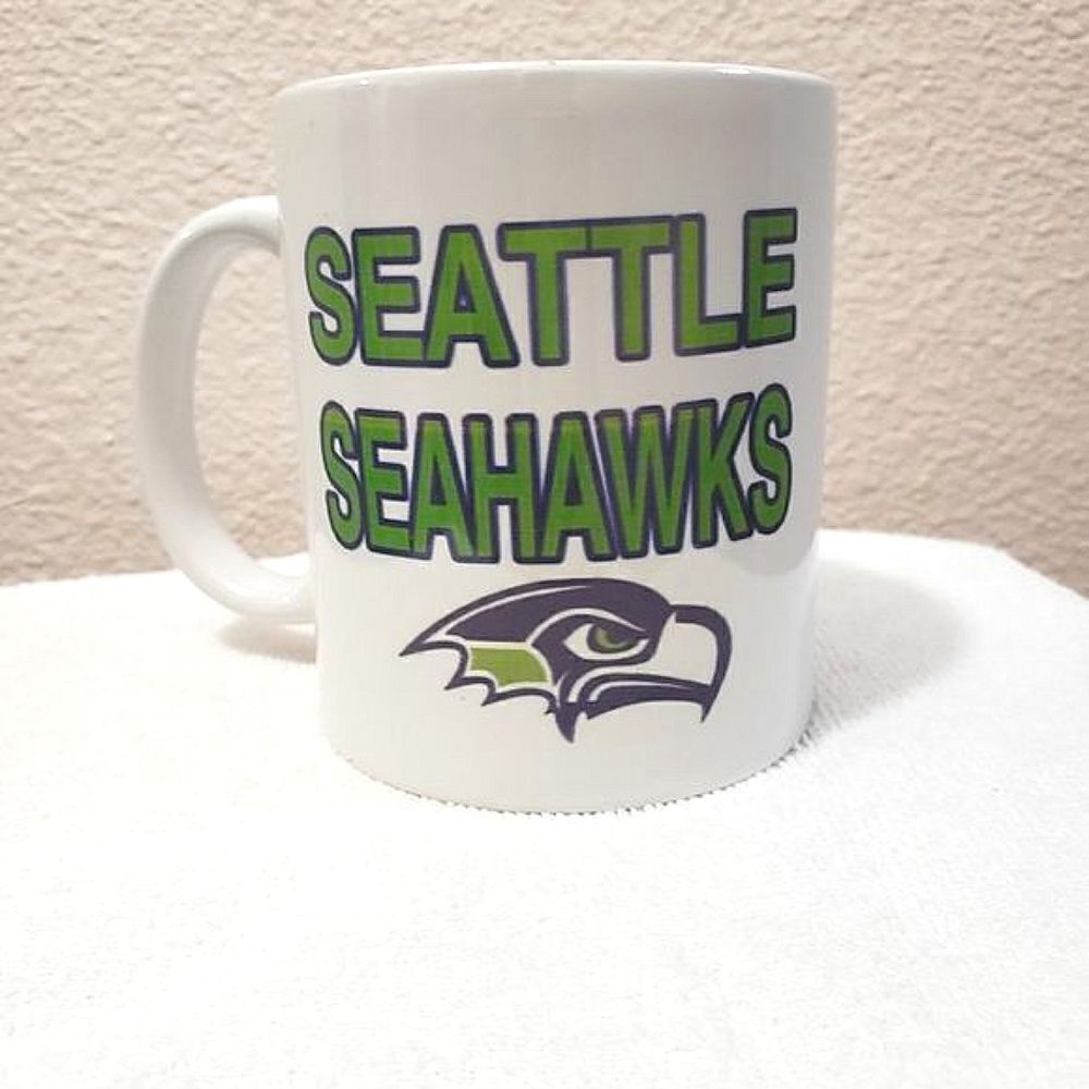 ** Coffee mug, Seattle Seahawks.